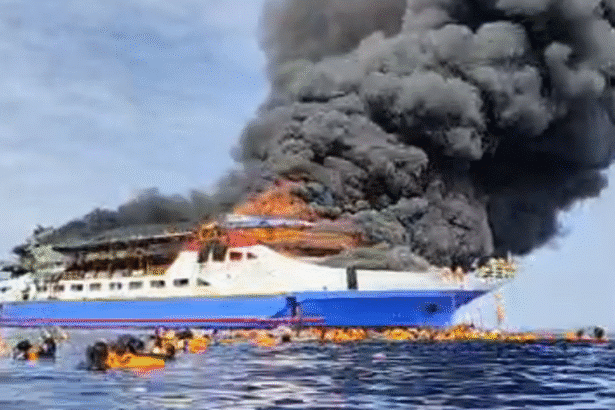 Three Dead After Fire Destroys Passenger Ferry in Indonesia