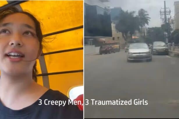 Video of video of Men Stalking 3 Women in Bengaluru