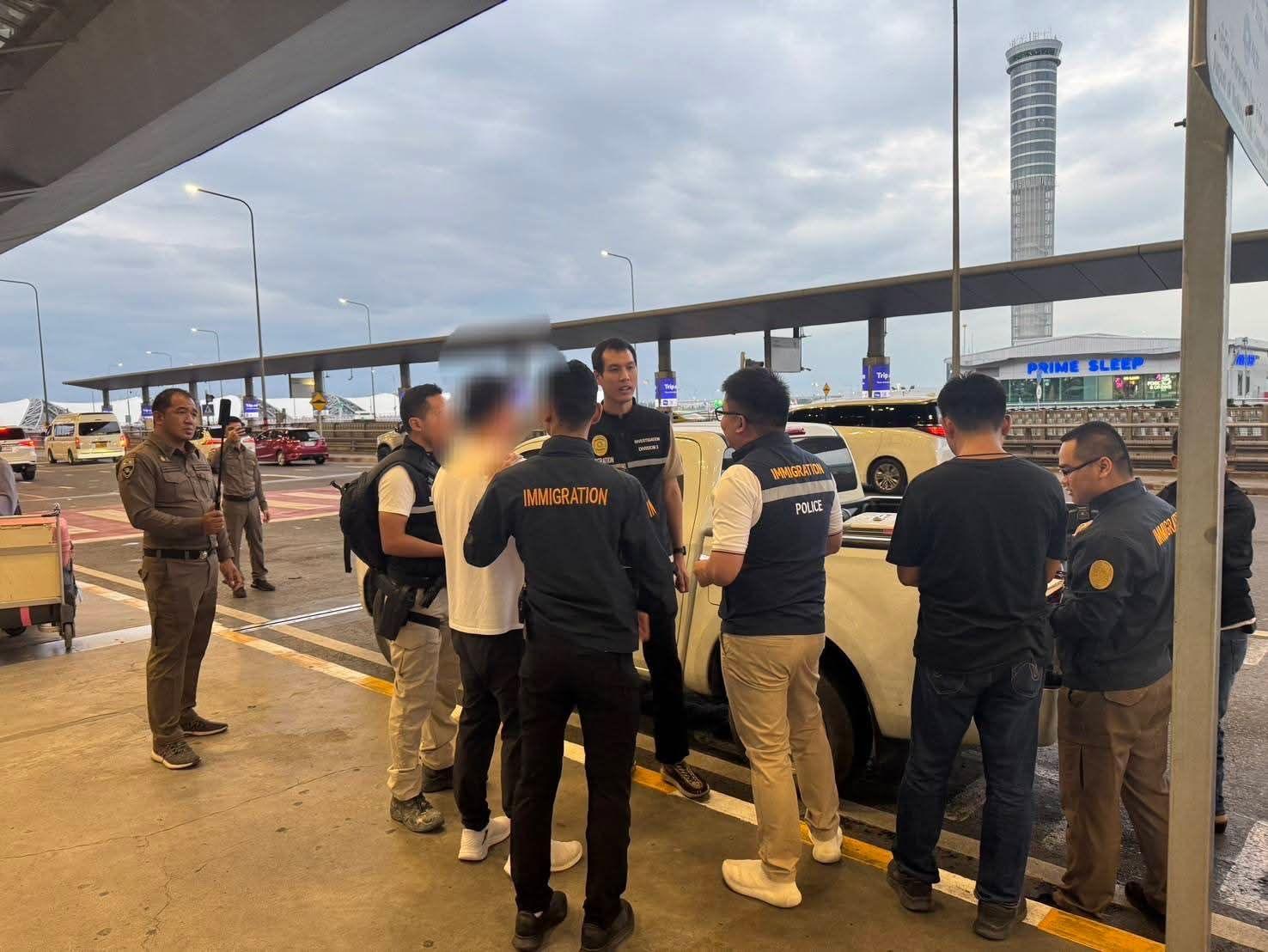 Chinese Man Arrested at Airport