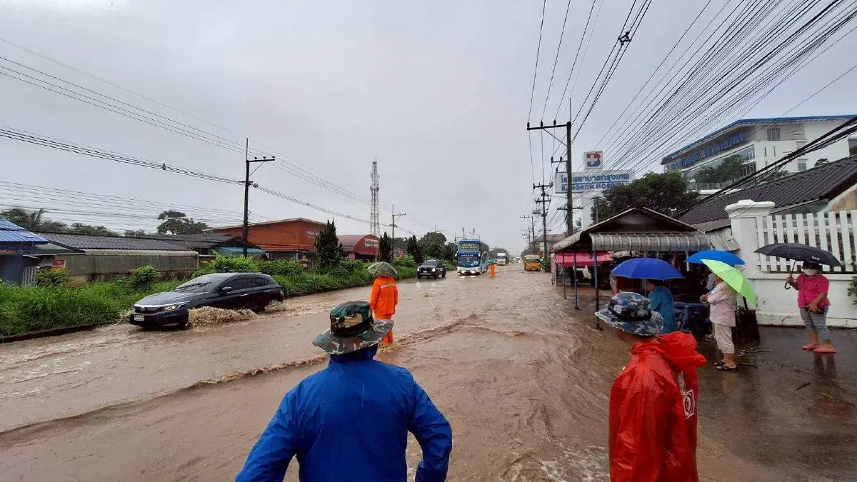 Chiang Rai Provincial Authority Reports Floods and Landslides in 8 Districts