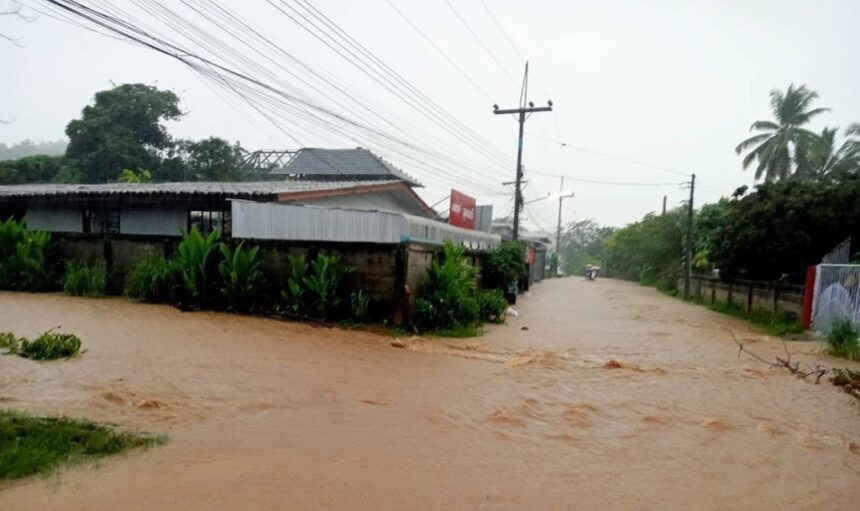 Storm Wipha Causes Severe Flooding in 18 Districts in Chiang Rai