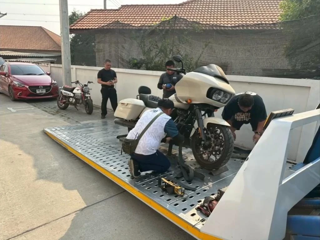 Online gambling network, assests seized, chiang mai