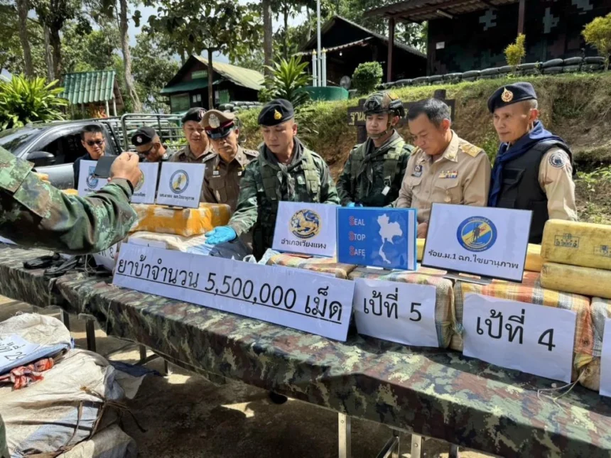 Soldiers Seize 5.5 Million Meth Pills from Abandoned Pickup Truck