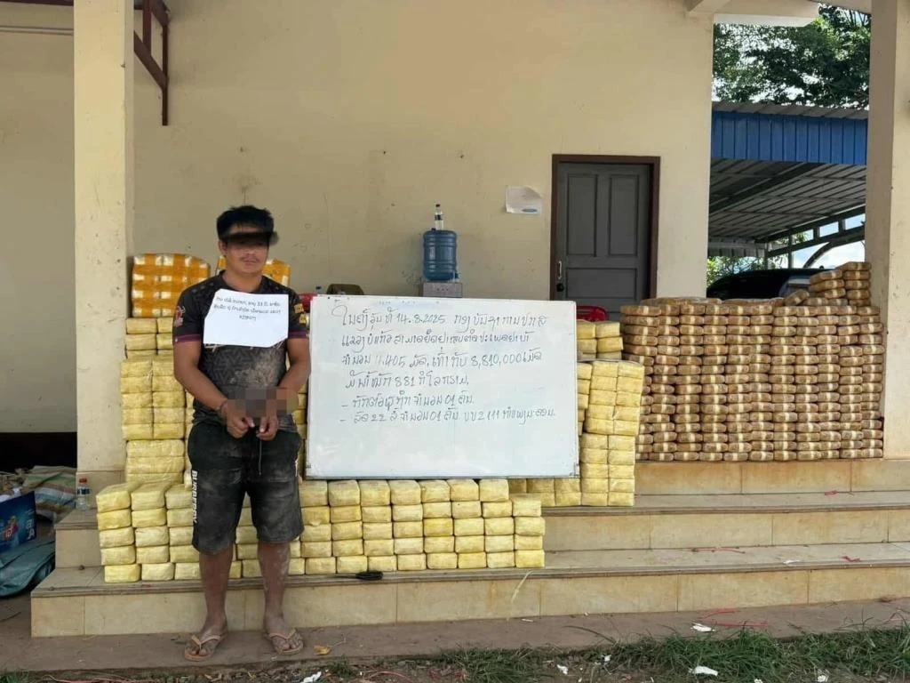 Laos Meth Seizure