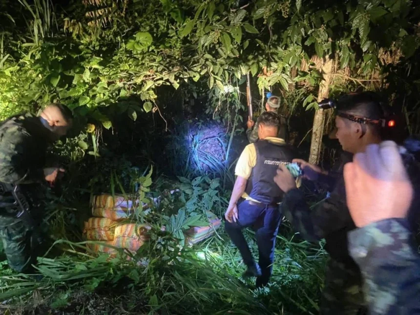 Pha Muang Task Force Seized 2 Million Meth Pills in Chiang Saen, Chiang Rai
