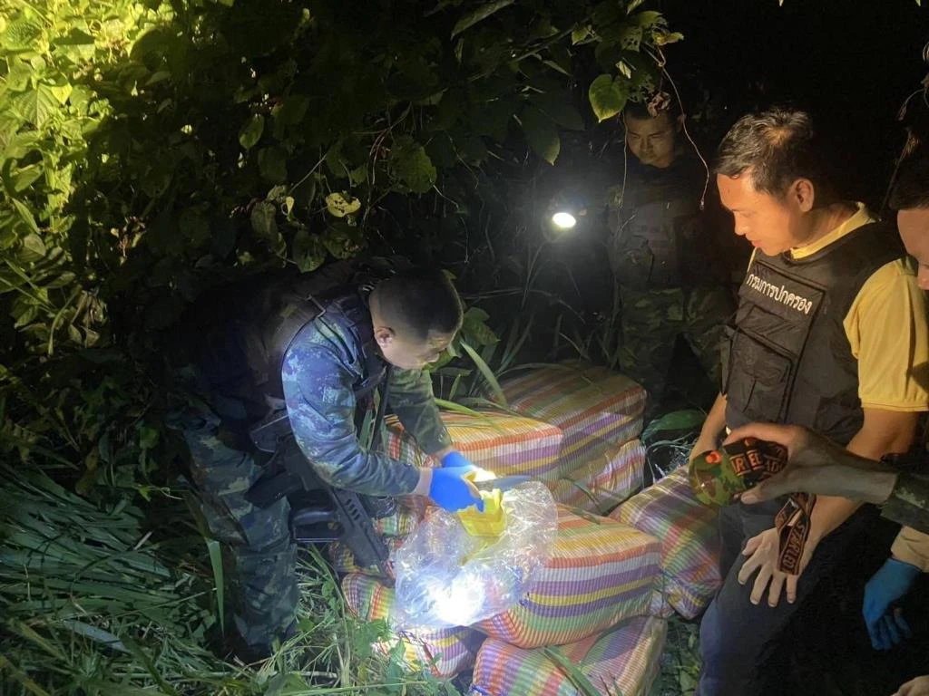 Pha Muang Task Force Seized 2 Million Meth Pills in Chiang Saen, Chiang Rai