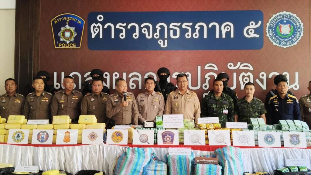 methamphetamine seized northern thailand