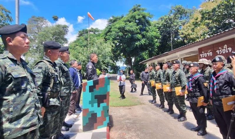 Northern Thailand Frontline Border Troops Praised By ONCB Chief 