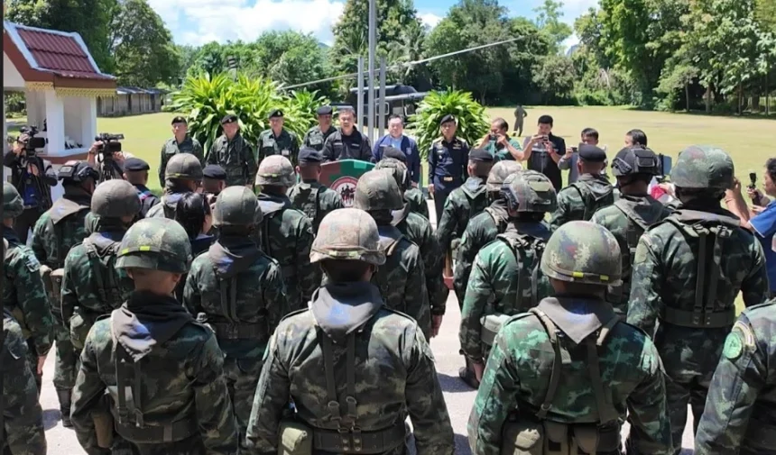 Northern Thailand Frontline Border Troops Praised By ONCB Chief