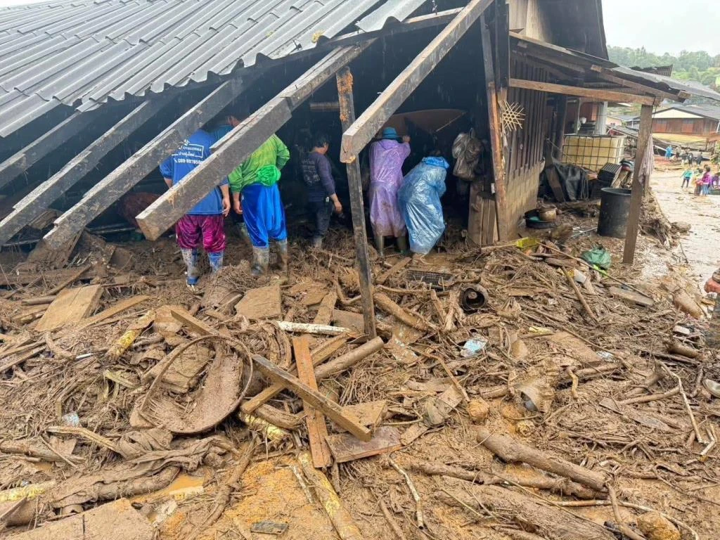 Flash Flood in Mae Chaem Chiang Mai 