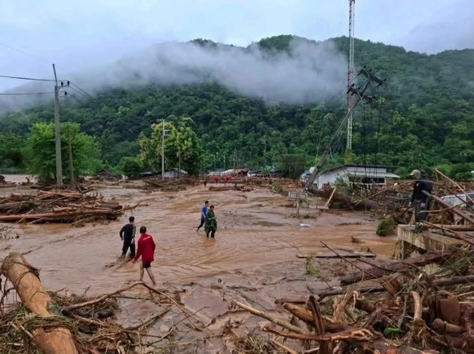 Flash Flood in Mae Chaem Chiang Mai 