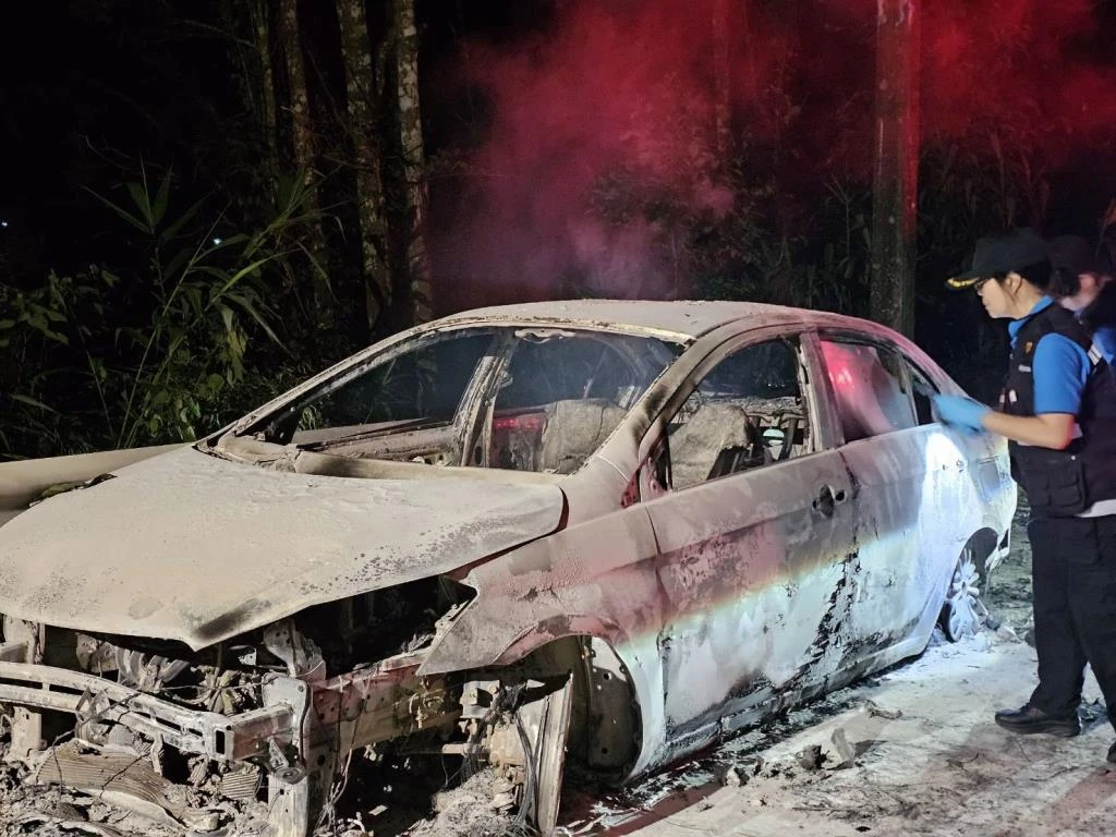 Police find the body of a young man who was murdered and burned to conceal the body,