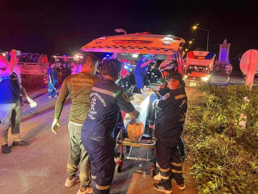 School Bus Crashes in Phitsanulok