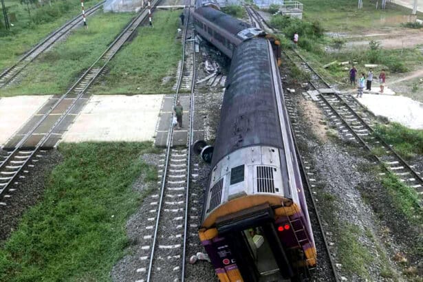 Bangkok Bound Passenger Train Derails