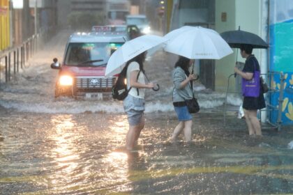 Hong Kong Issues “Black Rainstorm Warning” Worst Rain in 141 Years