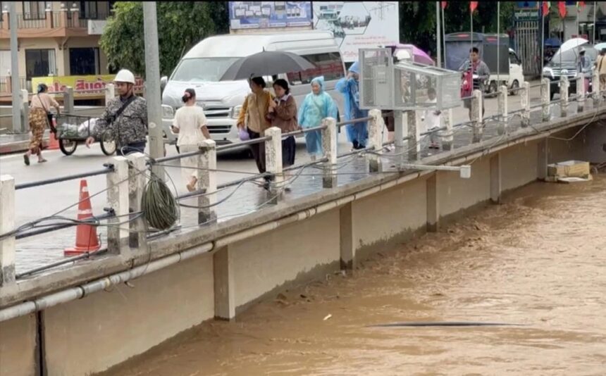 Heavy Rain Causes More Flooding in Mae Sai Chiang Rai