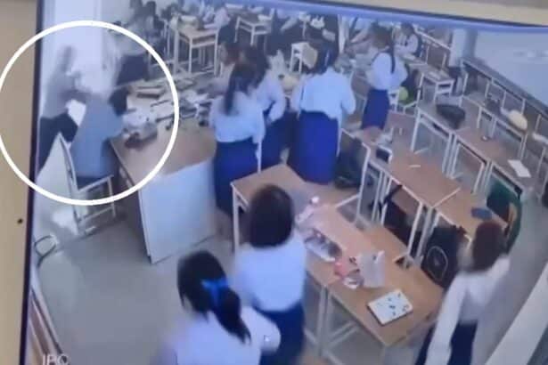 Student, Assaults Teacher, UdonThani