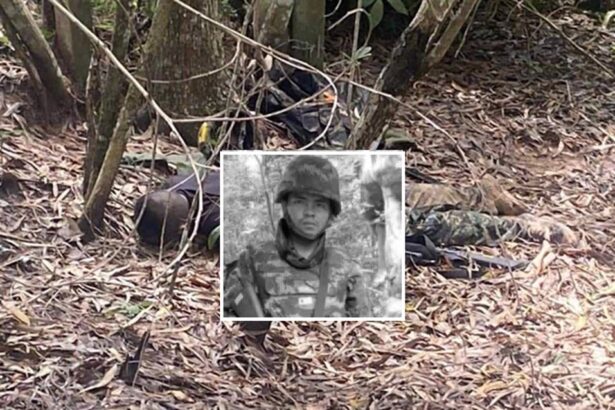 army private shoots himself