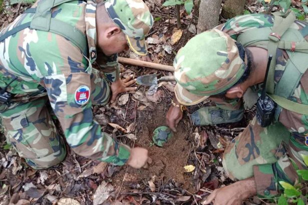 Video on Cambodia Soldiers Phone Confirms Troops Planting Landmines