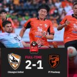 Chiangrai United Edges PT Prachuap 2-1