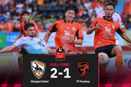 Chiangrai United Edges PT Prachuap 2-1
