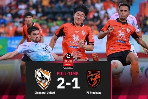 Chiangrai United Edges PT Prachuap 2-1