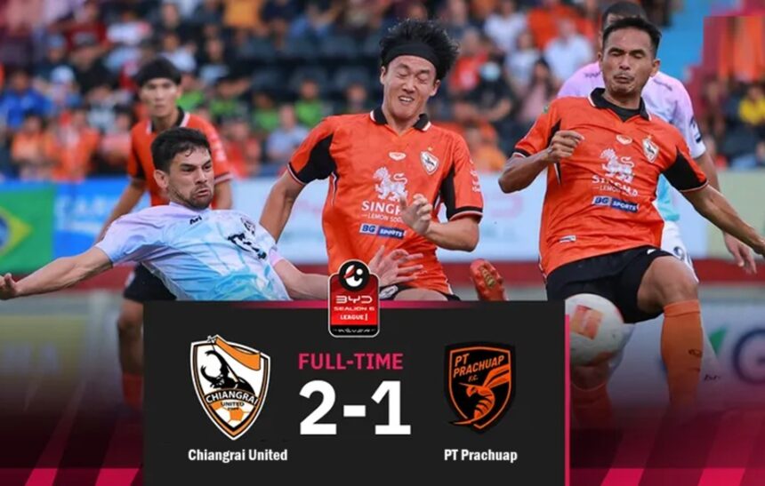 Chiangrai United Edges PT Prachuap 2-1