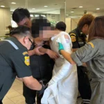 Man Doused With Bathroom Cleaner