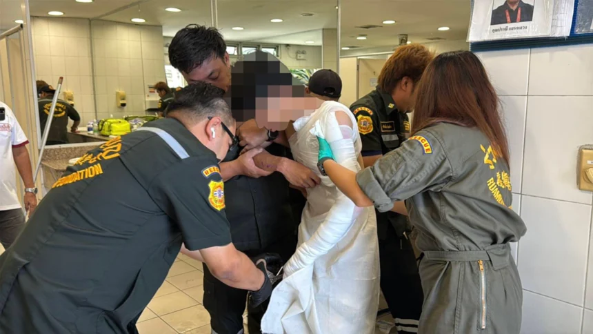 Man Doused With Bathroom Cleaner