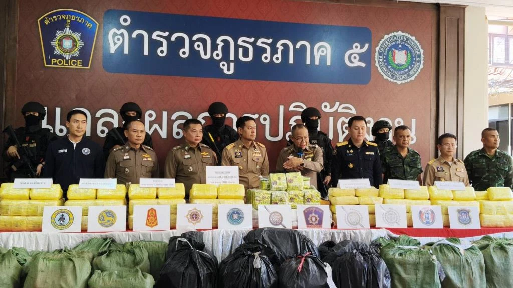 Police 10 Million Meth Pills and 100 Kg of Crystal Meth