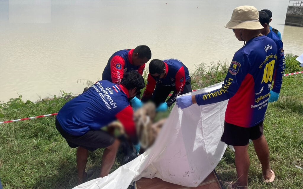 woman's body was found crammed inside a suitcase