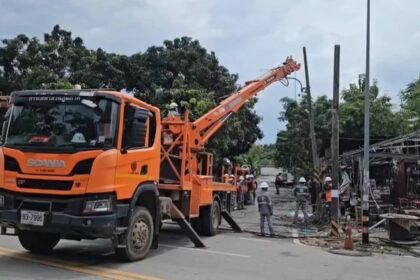 Damage to Power Poles in Chiang Mai Exceeds 10 Million Baht