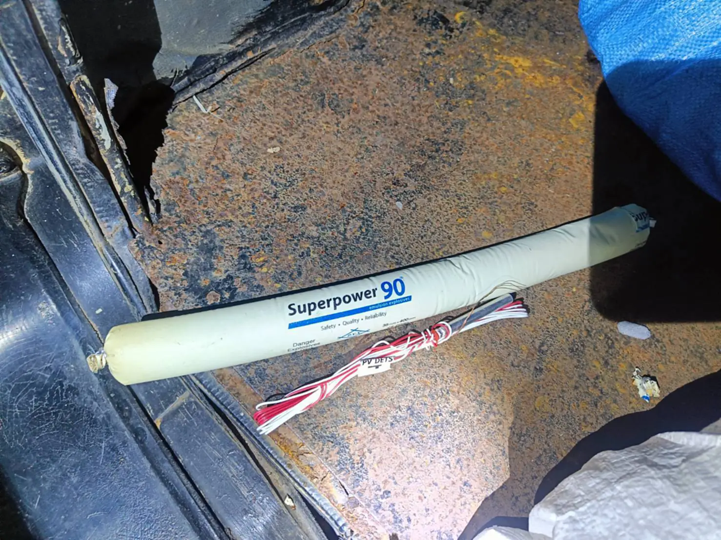 Police Discover Abandonded Toyota Van With Plastic Expolsives Inside