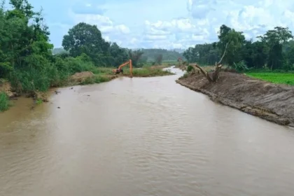 Lao River in Mae Suai District, Chiang Rai