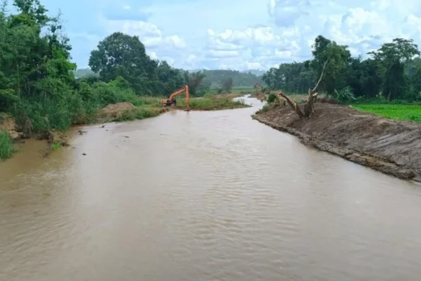 Lao River in Mae Suai District, Chiang Rai