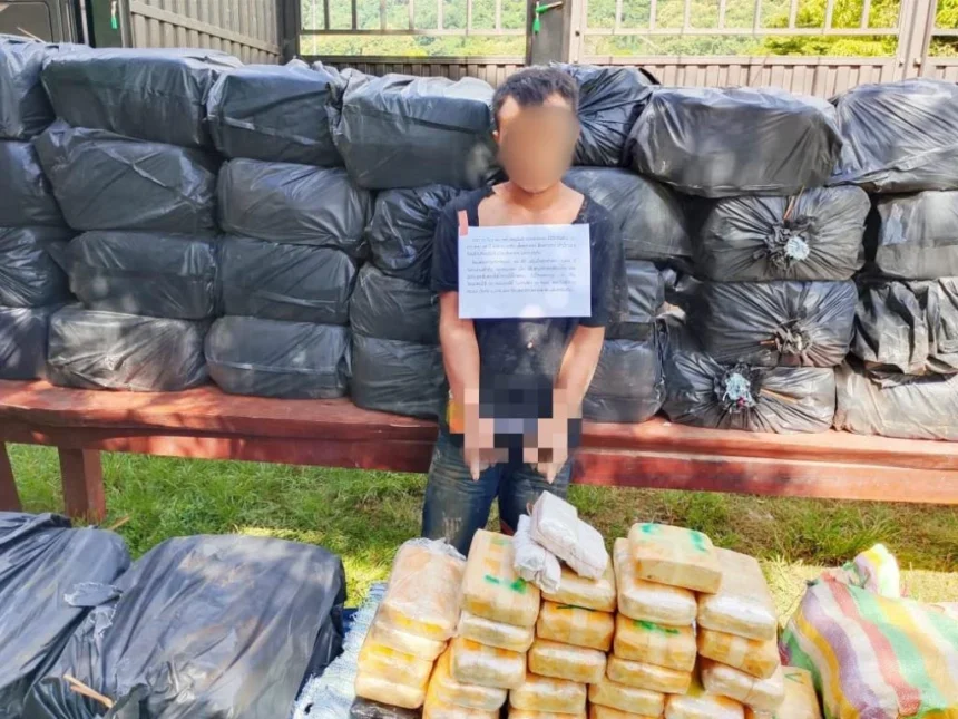 Lao Police Seize Nearly 13 Million Meth Pills After Manhunt
