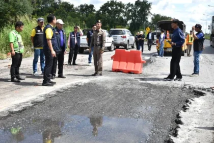 1.4 Biliion Baht Highway Falls Apart