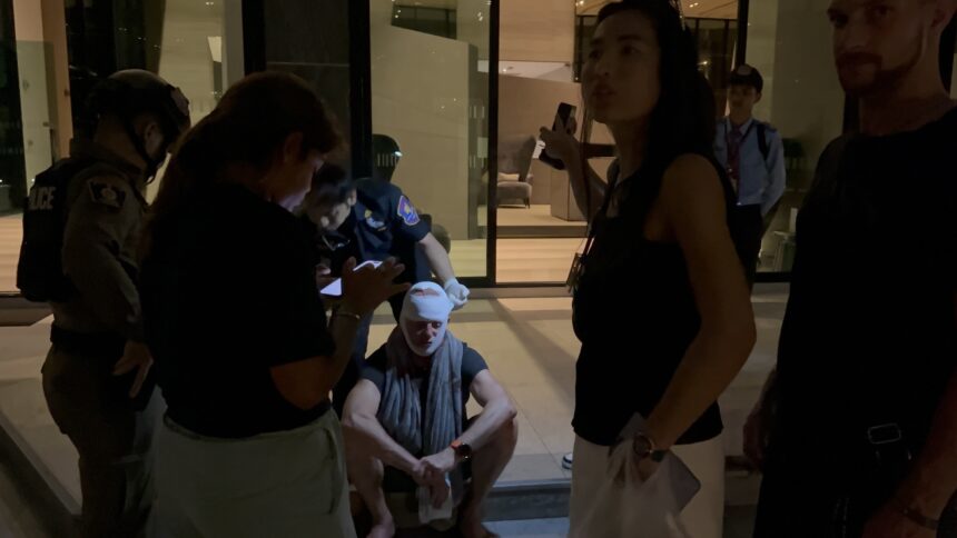 British Tourist Violently Assaultyed by 4 Ladyboys in Pattaya
