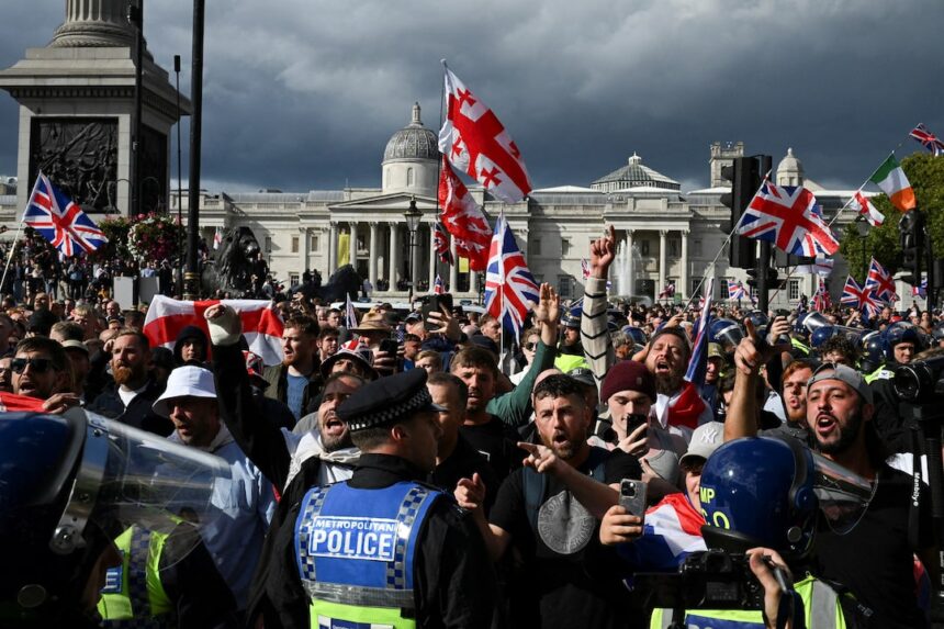 Nationalist Rally in London Exposes the Anger Over Mass Immigraiton
