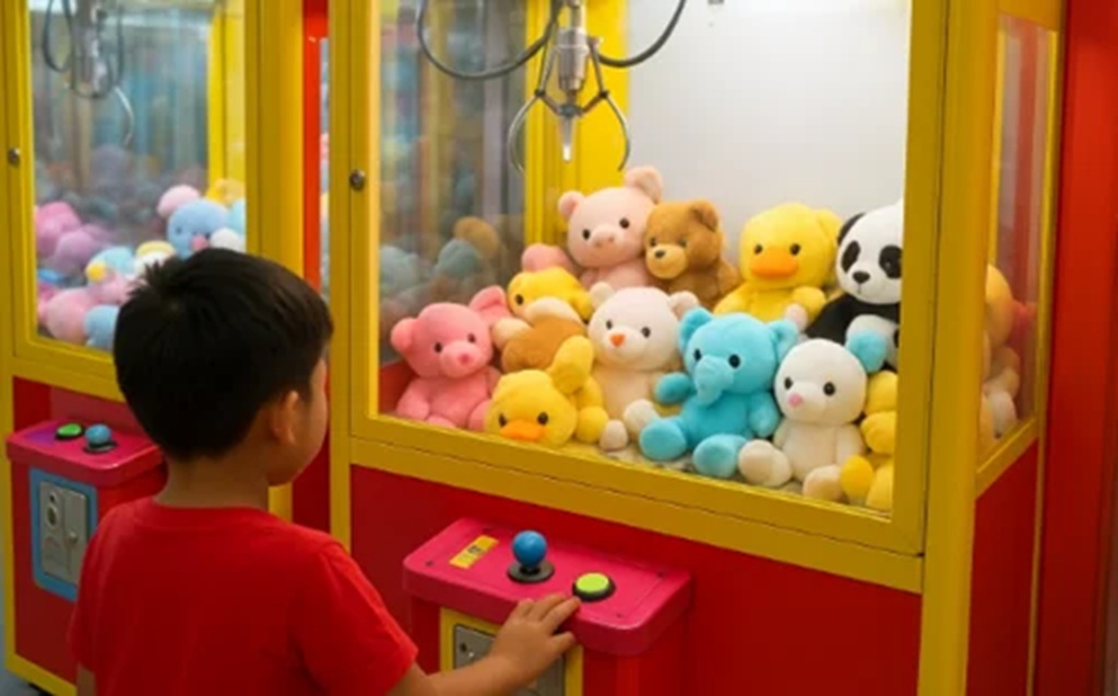 Police Clampdown on Coin-Operated Claw Machines in Chiang Rai