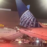 United Airlines 737 MAX Aircraft Have Tail Collision