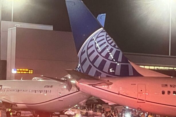United Airlines 737 MAX Aircraft Have Tail Collision