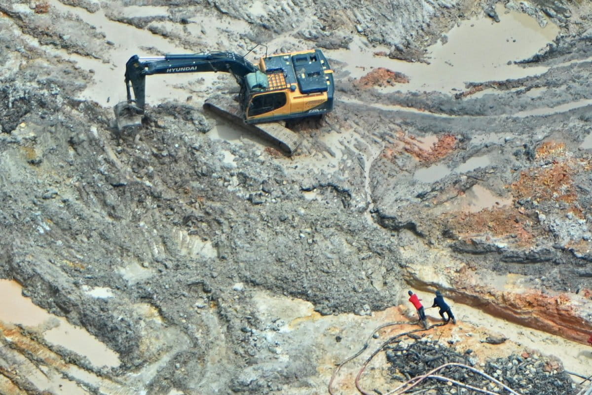 Mining Along the Kok River