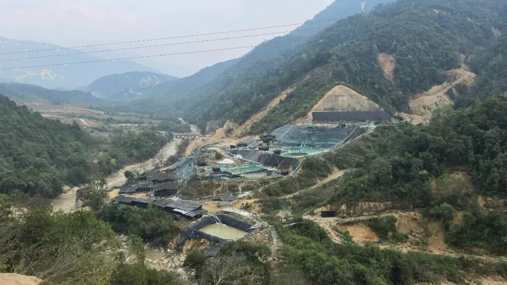 Mining Along the Kok River