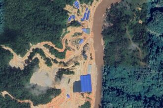 Mining Along the Kok River