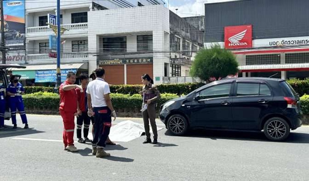 Motorcyclist stuck and killed in Mae Sai Chiang Rai