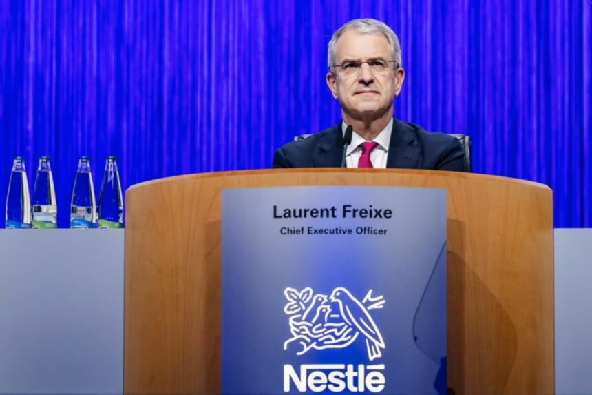 Nestlé CEO Laurent Freixe