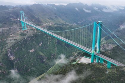 The Huajiang Grand Canyon Bridge China
