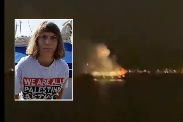 Boat Carrying Greta Thunberg to Gaza Catches Fire