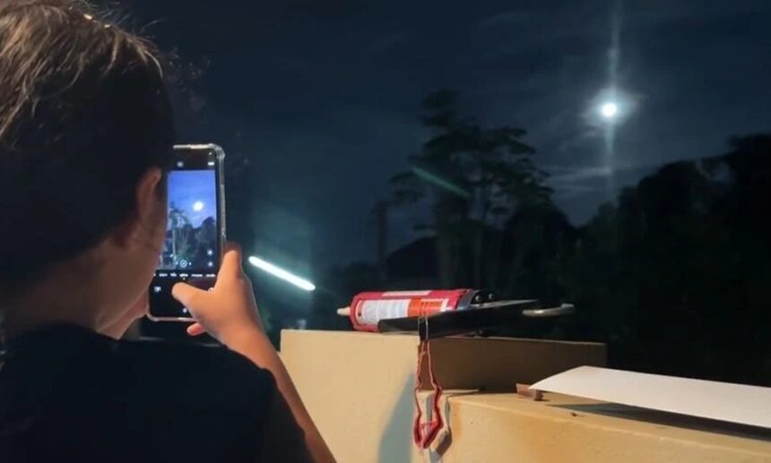 Northern Thaialnd Residents Witness First Blood Moon in Three Years